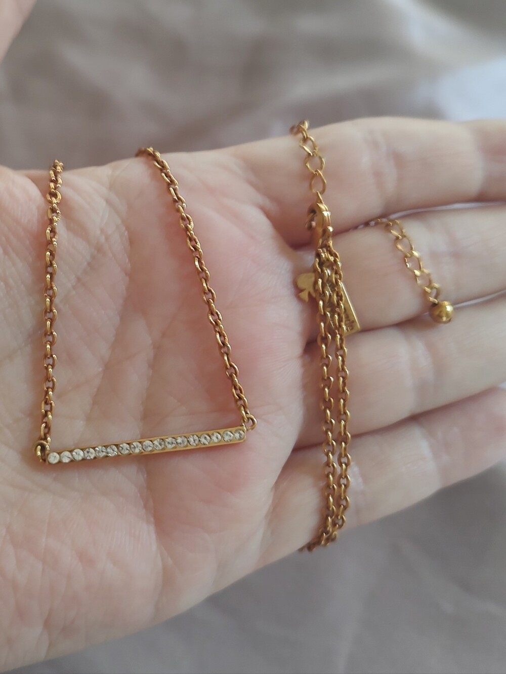 Kate Spade Pave Bar Necklace
